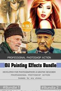 Graphicriver - HDR Oil Painting Effects Bundle vol.1 11453625