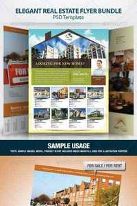 GraphicRiver - Elegant Real Estate Flyer Set 716124