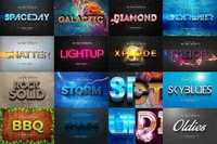 50 Text Effects Bundle