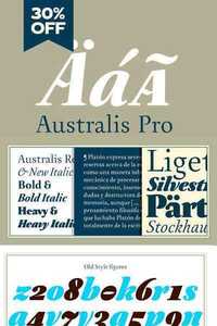 Australis Pro Font Family