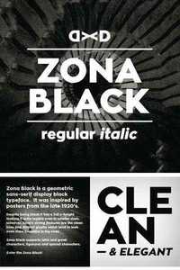 Zona Black Font Family