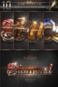10 3D Text Styles V.32 - Graphicriver 11499482