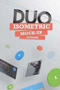 Duo Isometric Mock-Up actions - Graphicriver 11499477