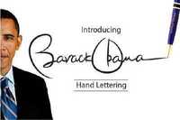 Obama Hand Lettering