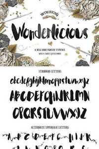 Wonderlicious Typeface plus Bonus