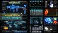 Videohive CyberTech HUD Infographic Pack 10581330