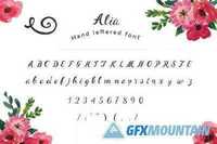 Alia - Hand lettered font