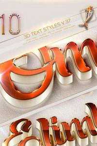 GraphicRiver - 10 3D Text Styles V.37 11613458