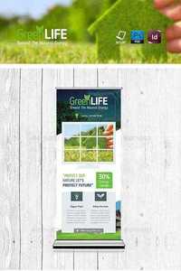 GraphicRiver - Green Energy Roll-Up Templates 11570127