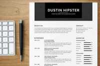 Resume/CV Set - The Hipster