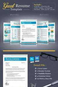 GraphicRiver - Great Resume/CV 11448792