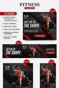 GraphicRiver: Fitness Banners