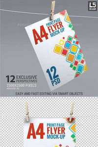 Graphicriver - A4 Corporate Flyer Mock-Up 11625507