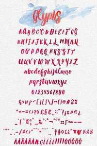 Amelian Script Typeface