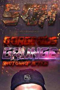 Gorgeous Grunge Photoshop Action - Graphicriver 11310175