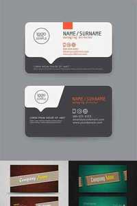 Business card template abstract background