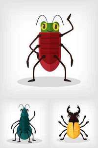 Stock Vectors - Vector beetle flat illustration