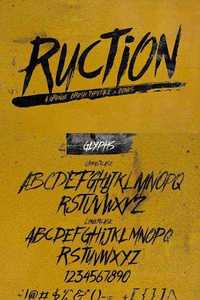 Ruction Typeface