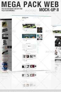 GraphicRiver - Mega Pack WEB Mock-Up 2 102941