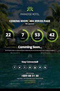 Graphicriver Paradise Hotel Bundle: UI Kit, Emails, Banners 11731838