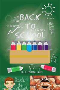 Stock Vector - Back to school concept