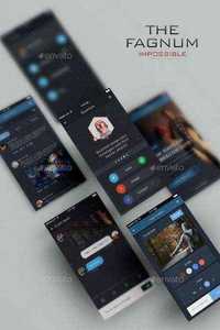 GraphicRiver Impossible - Phone UI/UX Template