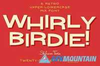Whirly Birdie & Wednesday Lettering