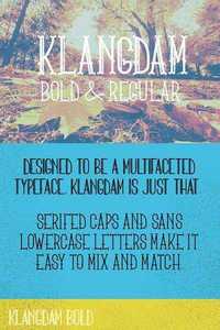 Klangdam Font