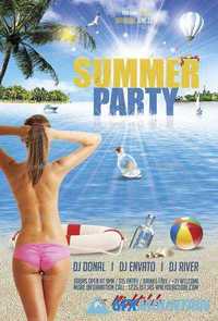 GraphicRiver - Summer Party Flyer - 10860966