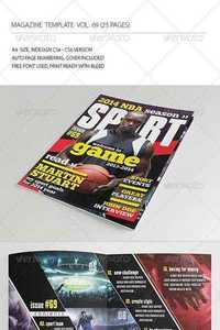 GraphicRiver - 25 Pages Sport Magazine Vol69 - 8521156