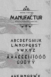 Manufactur Typeface