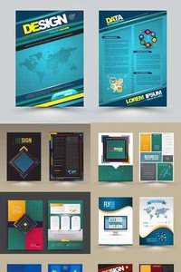 Abstract Modern Flyer Brochure Design Templates