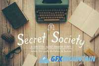  Secret Society Font + Bonus