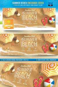 Summer Beach Facebook Cover - Graphicriver 11491659