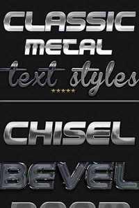Classic Metal Text Styes