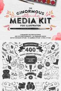 The Watercolor Media Kit (for AI)