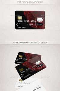 GraphicRiver - Credit Card Mock Up 11718045