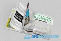 Square Brochure Mockups