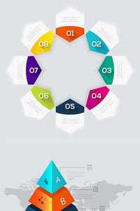 Colorful Infographics for Business Presentations