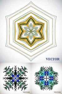 Geometric arabic pattern, vector art Illustration