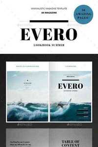 Graphicriver - 11957652 Amazing Minimal Magazine Indesign Template