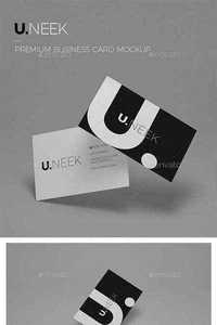 Graphicriver - U.NEEK | Premium Business Card Mockup 11955768