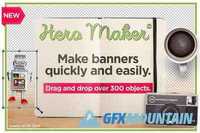 Hero Maker banner creator
