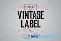 Vintage label whiskey style