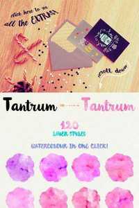 Tantrum Typeface + Bonus Artsy Kit!