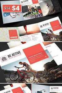 Be Active - Sport Trifold Brochure