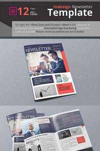 Graphicriver - 11906994 Business Newsletter A4 & Letter Size