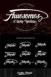Awesome Display Typeface