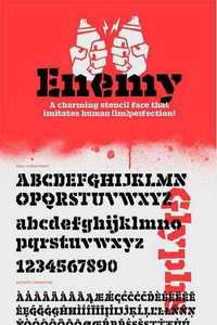 Enemy Typeface Lost Type