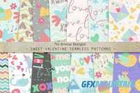 CM - Sweet Valentine Seamless Patterns - 332673